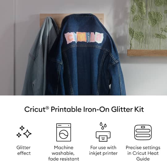 Cricut® Printable Glitter Iron-On Kit